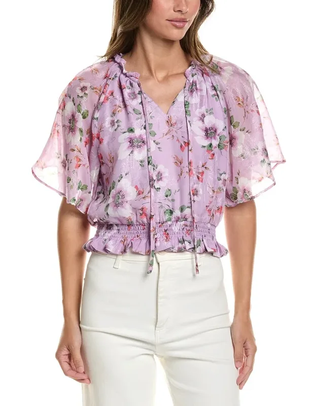 Ruffle Raglan Top