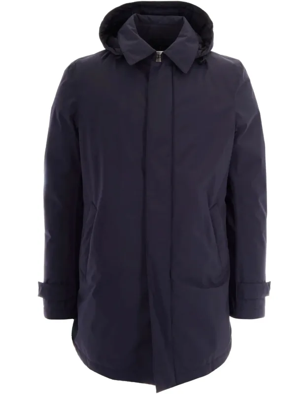 Technical Hooded Down Jacket