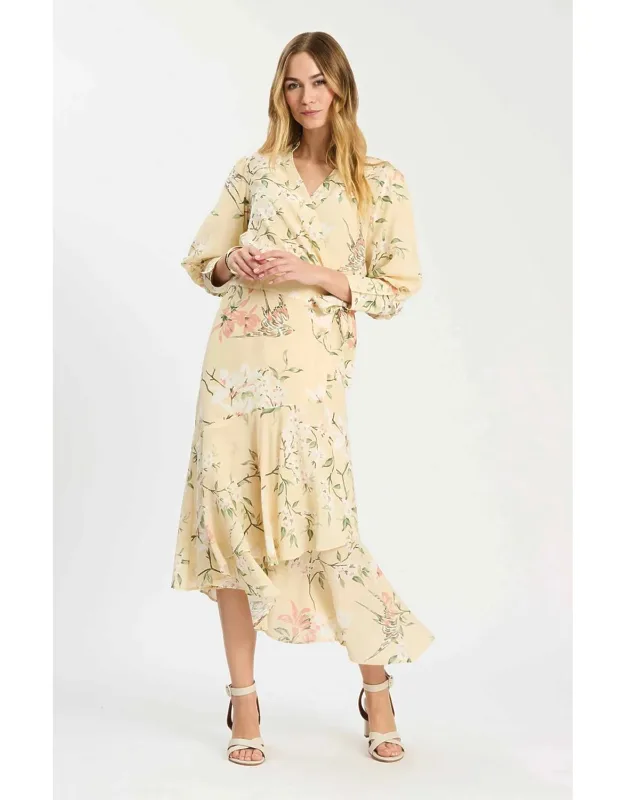 Silk Starling Floral Dress
