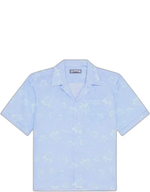 Bubble Turtles Linen Shirt