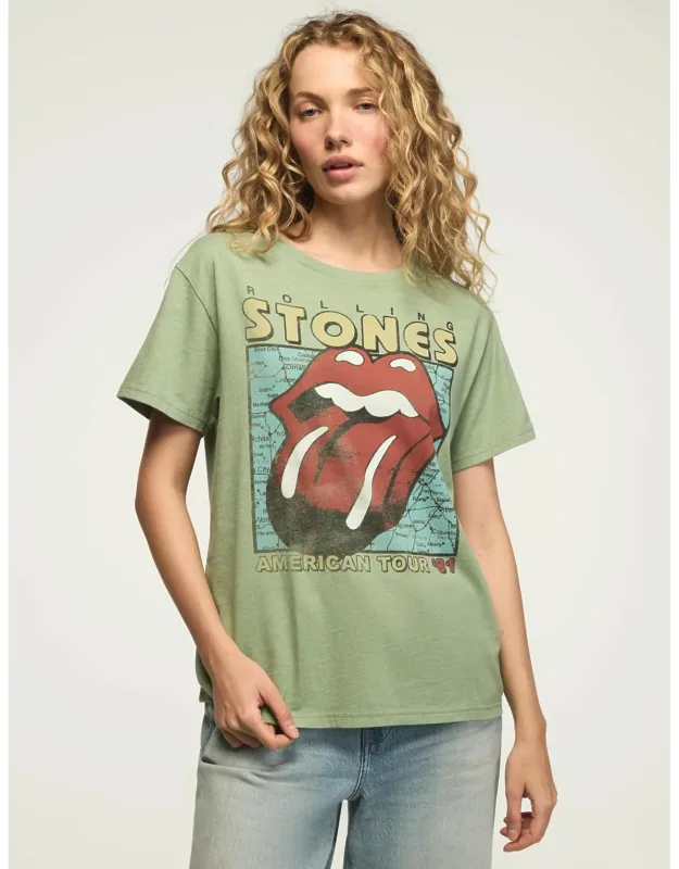 Rolling Stones American Tour Boyfriend Tee