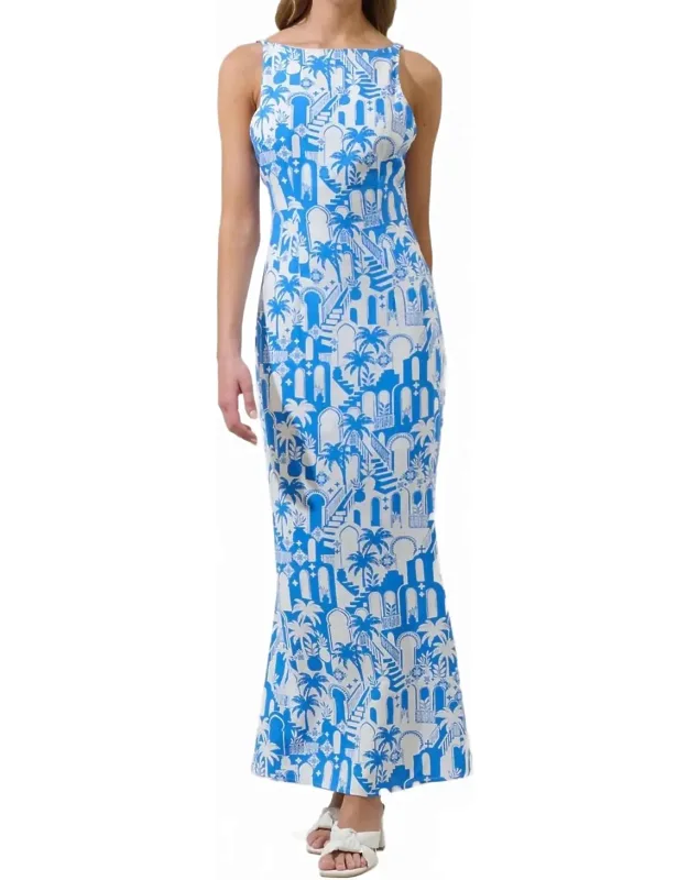 Nala Mizie Open Back Maxi Dress