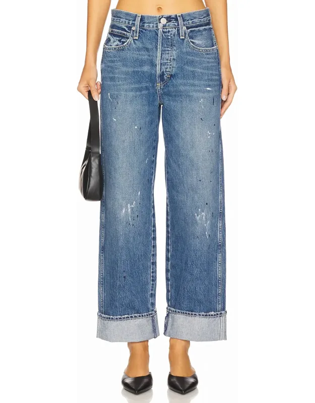 Cuffed Jeans