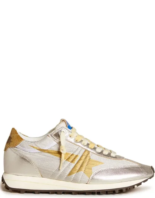 Metallic Silver Sneakers
