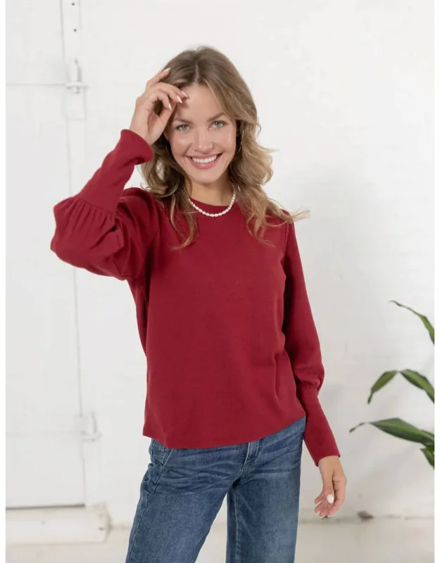 Gathered Shoulder Top