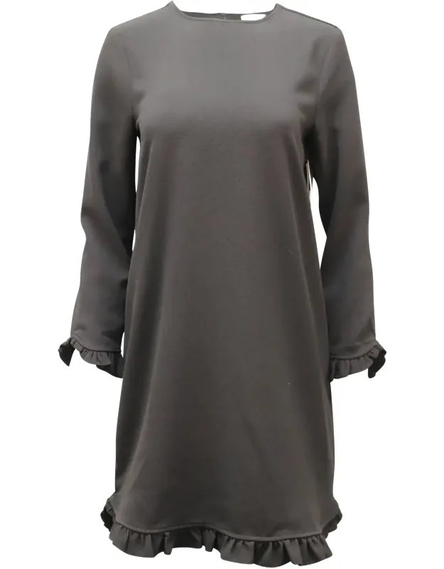 Ruffle-trimmed Mini Dress