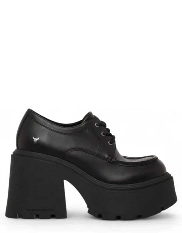 Chunky Platform Lace-up Ankle Boots
