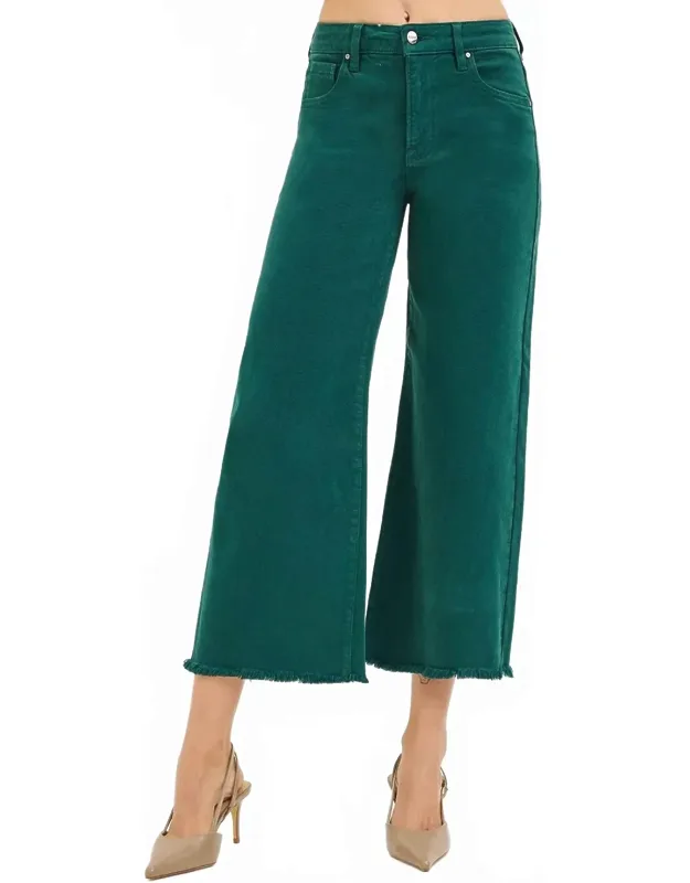 Wide Leg Cropped Jeans