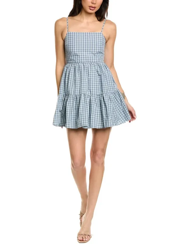 Check Mini Dress