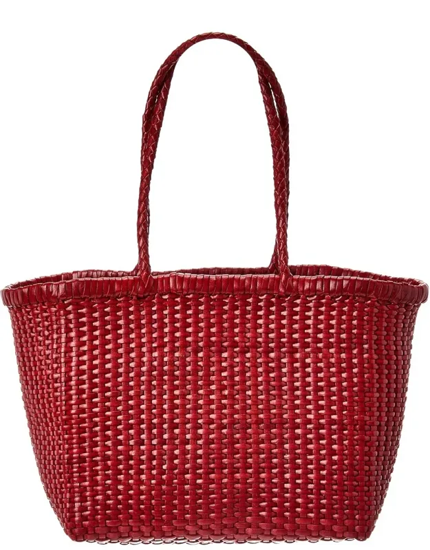 B Weave Small Leather Shoulder Bag