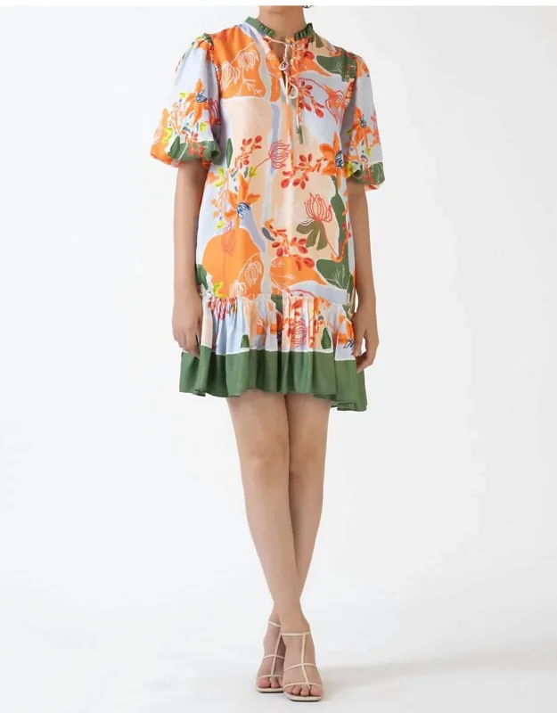 Tiered Mini Dress