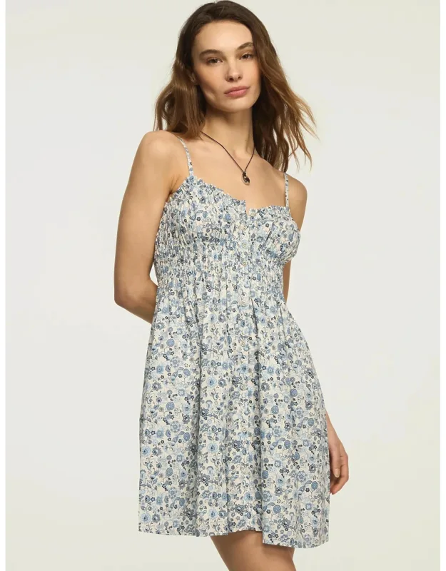 Cinched Waist Mini Dress