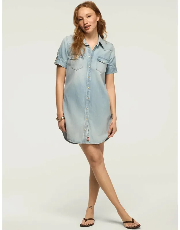 Denim Shirt Dress