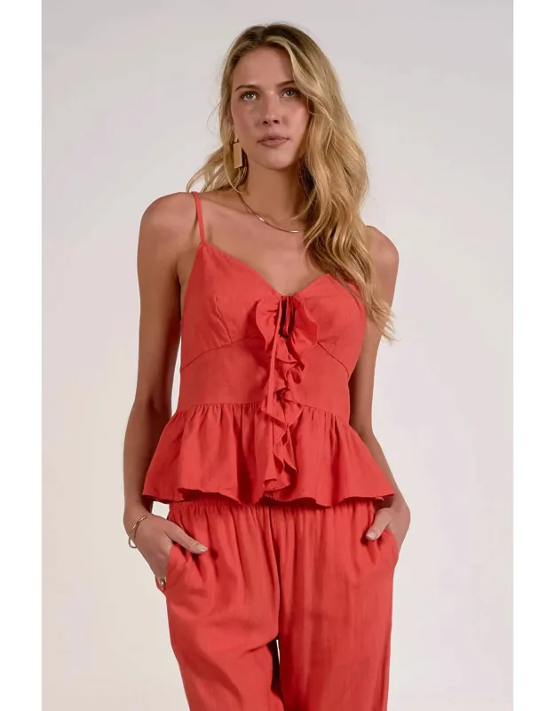Tie Front Top