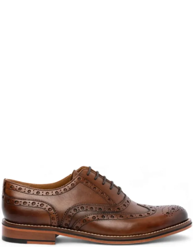Leather Wingtip Brogue Oxford Office Shoes