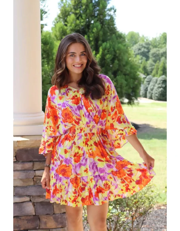 Mini Dress In Floral