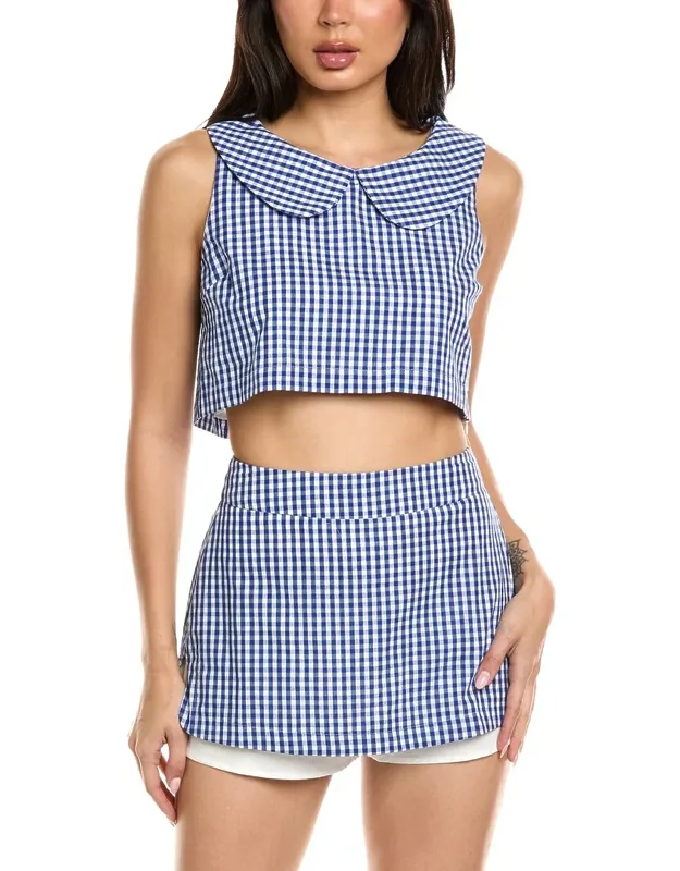 Check Mini Skirt