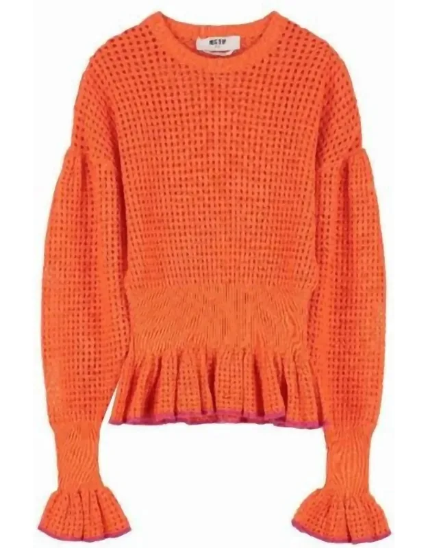 Contemporary Knit Sweater