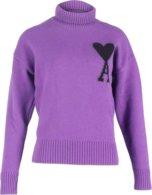 Roll-neck Jumper In Merino Wool