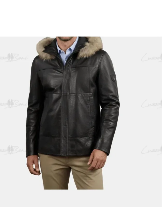 Trace Leather Jacket