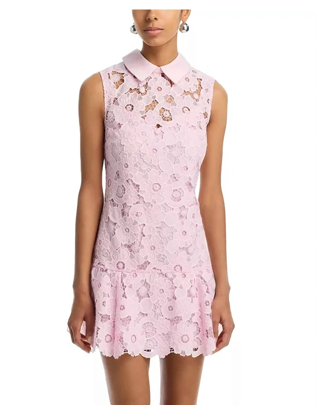 Lace Collared Dress