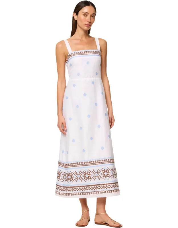 Embroidered Cotton Dress