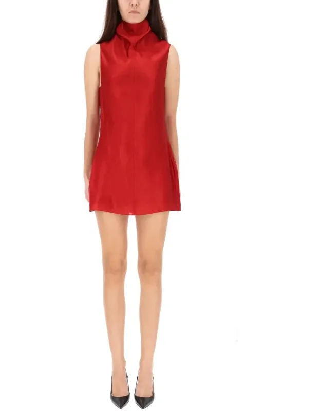 Daria High Neck Mini Dress