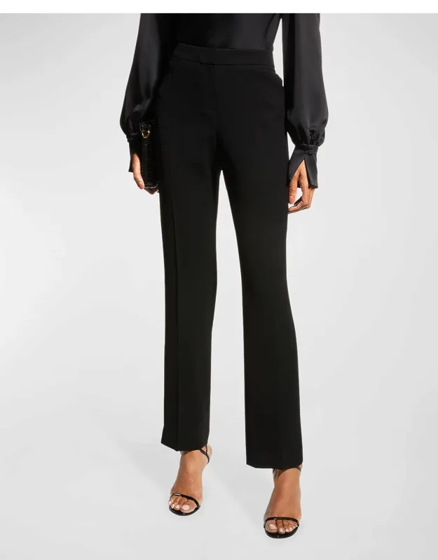 Barrow Finessecrepe Pant With Flat Front And Straight Legs