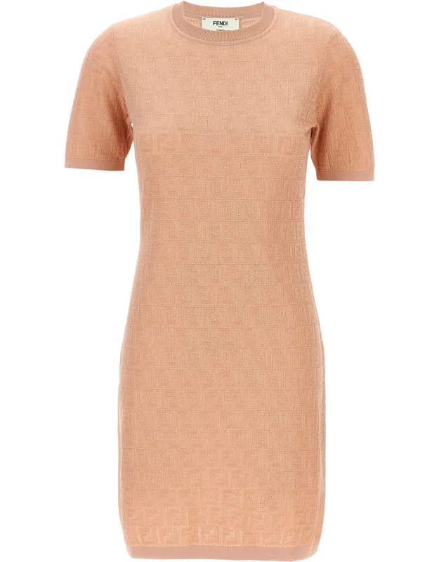 Multicolor Cotton Short Dress