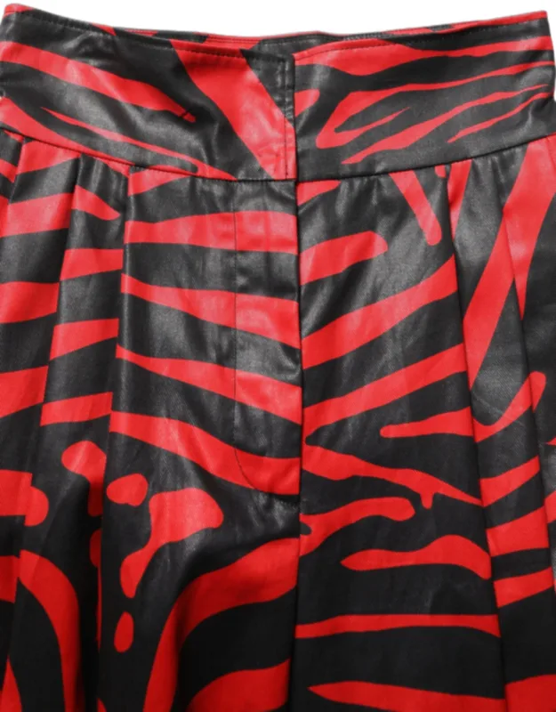 Zebra Print Highwaist Pants
