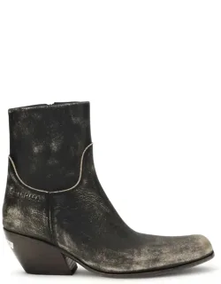 Calf Leather Ankle Boots