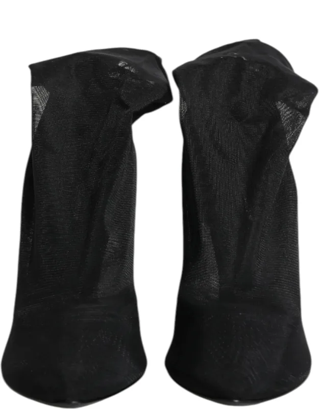 Silk Stretch Mesh Sock Boots
