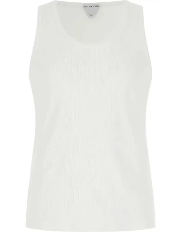 Stretch Cotton Tank Top