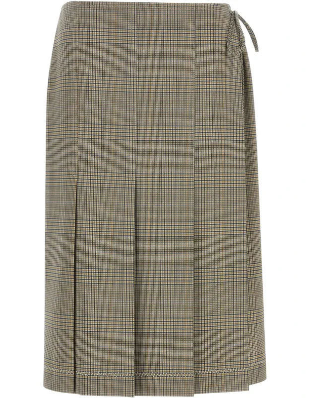 Polyester Midi Skirt