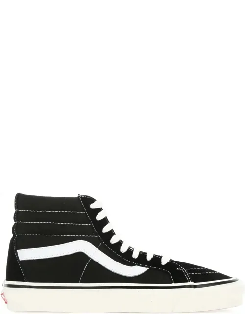 Black Canvas Sk8-hi Sneakers
