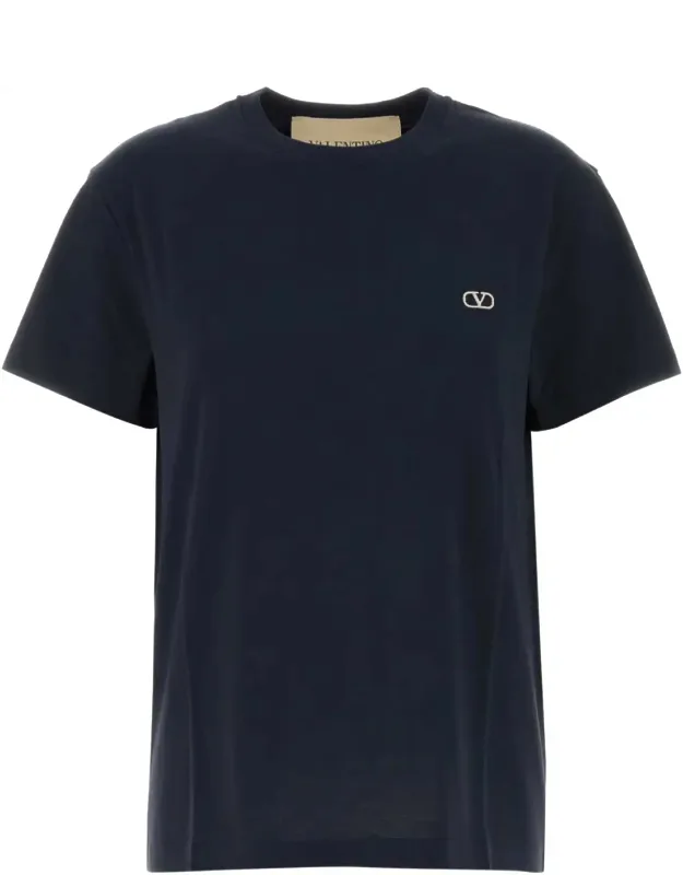 Midnight Blue Cotton T-shirt