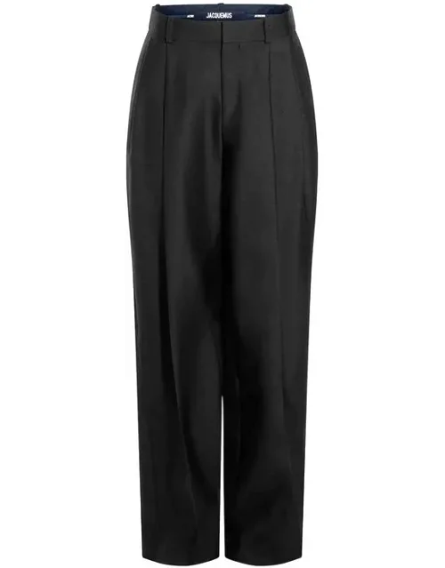 Silk Flared Pants