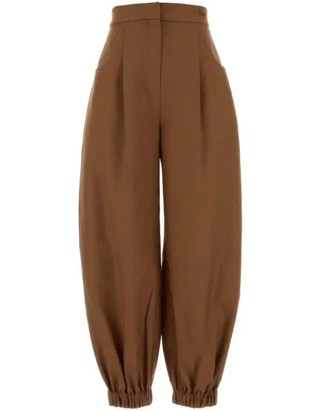 Brick Linen Blend Wide-leg Pants