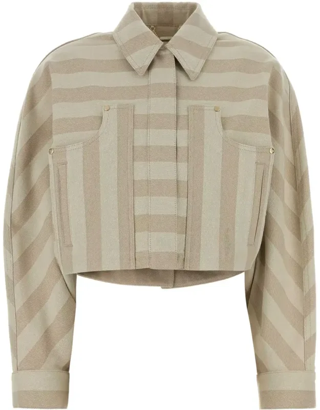Embroidered Drill Jacket