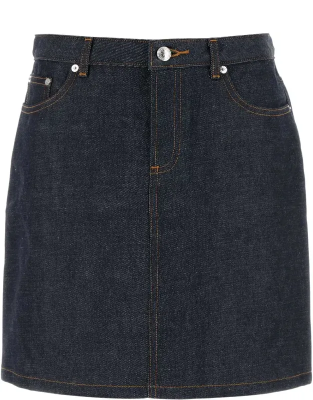 Denim Mini Skirt