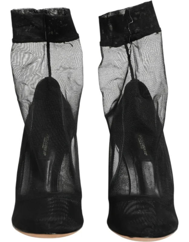 Nylon Stretch Mesh Sock Boots