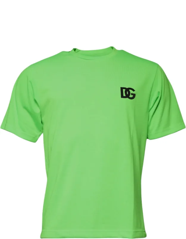 Logo Polyester Crew Neck T-shirt
