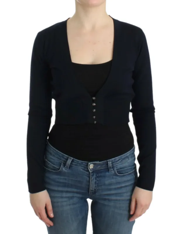 Cropped Wool Cardigan
