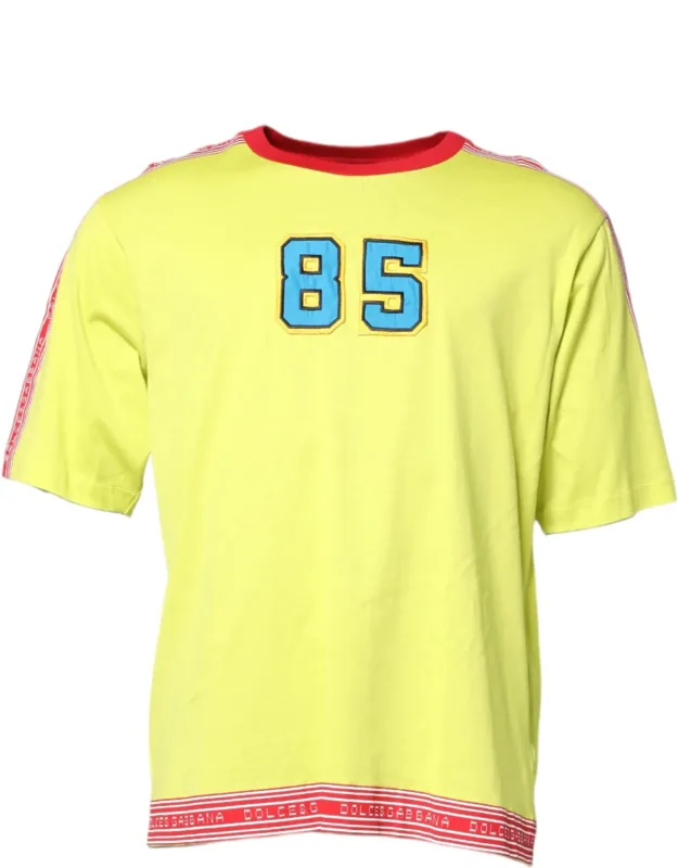Cotton 85 Patch Crew Neck T-shirt