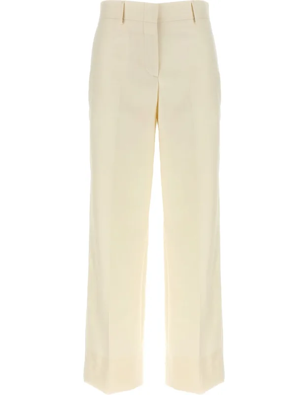 White Wool Dress Pants