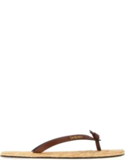 Leather Thong Slippers