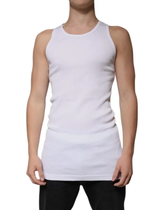 Cotton Sleeveless Round Neck Tank Top