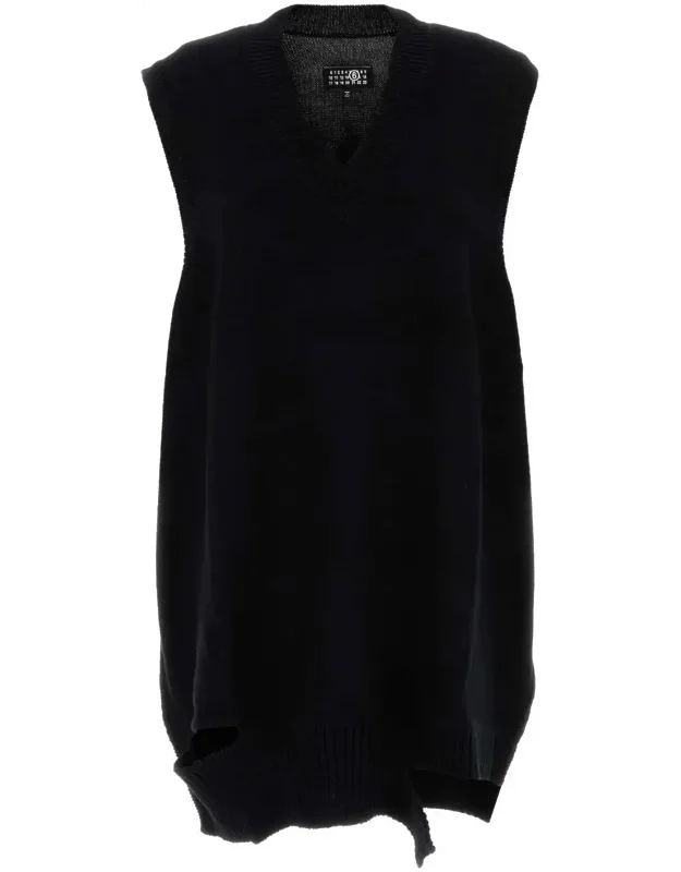 Wool And Acrylic Mini Dress