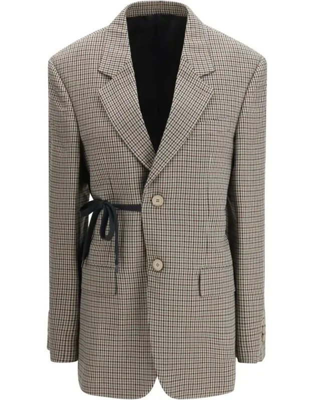 Multicolor Lyocell Coat