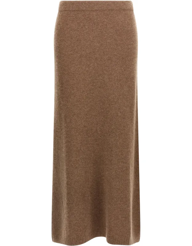 Cashmere Midi Skirt